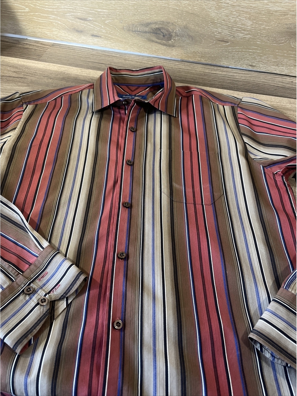 Tommy Bahama Shirt Mens Size Medium Long Sleeve Button Up